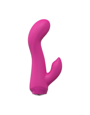 MINI CURVED RABBIT VIBRATOR - PINK