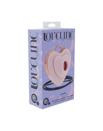 LUVIE - HEART-SHAPED AIRTAP VIBRATOR - PINK