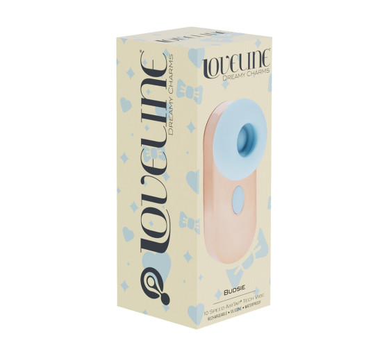 BUDSIE - EARBUD-SHAPED AIRTAP VIBRATOR - BLUE