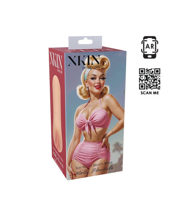 PINUP DOLLS - SUN KISSED BEACH BABE MOLLY BLOWTIDE - TPE SMALL MASTURBATOR - 127G - FLESH