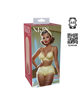 PINUP DOLLS - SLUMBER PARTY SLUT BETTIE BLOWKISS - TPE SMALL MASTURBATOR - 127G - TAN