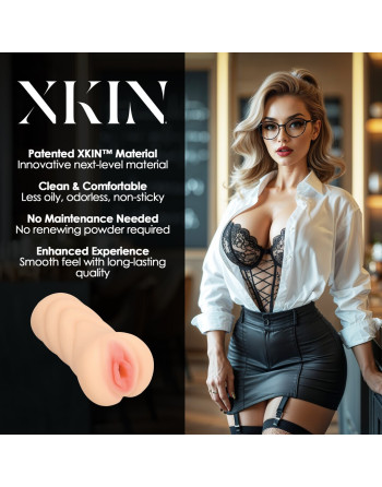 CARREER GIRLS - TEMPTING TEACHER MS JENNY JAWLINE - TPE MEDIUM MASTURBATOR - 227G - FLESH