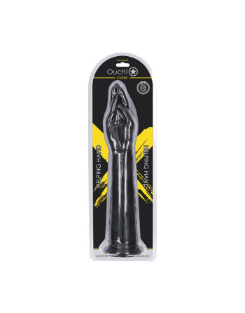 DILDO EM FORMATO DE ANTEBRAÇO HELPING HAND 38 CM PRETO OUCH!