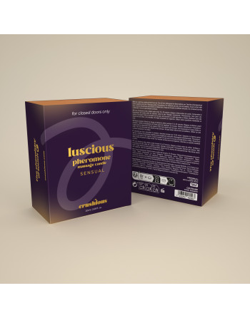 VELA DE MASAJE LUSCIOUS CON FEROMONAS Y AROMA SENSUAL 20ML CRUSHIOUS