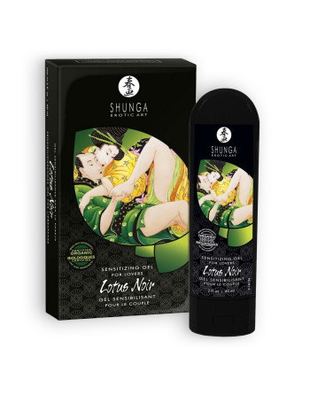 GEL SENSIBILIZANTE PARA PAREJA SHUNGA LOTUS NOIR 60ML