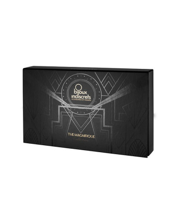 BODY CHAIN SUJETADOR THE MAGNIFIQUE COLLECTION BIJOUX INDISCRETS DORADO