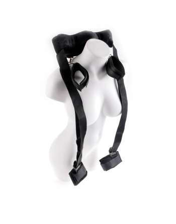 SOPORTE POSITION MASTER CON ESPOSAS FETISH FANTASY SERIES NEGRO