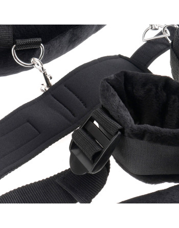 SOPORTE POSITION MASTER CON ESPOSAS FETISH FANTASY SERIES NEGRO