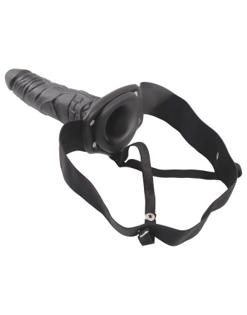 STRAP-ON HUECO REAL RAPTURE AIR FEELING 8" NEGRO