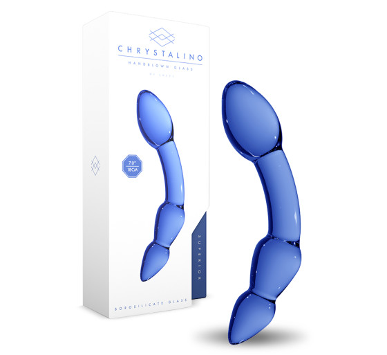 PENE EN VIDRIO SUPERIOR CHRYSTALINO AZUL