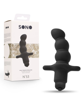 ESTIMULADOR DE PRÓSTATA CON VIBRACIÓN SONO Nº53 NEGRO