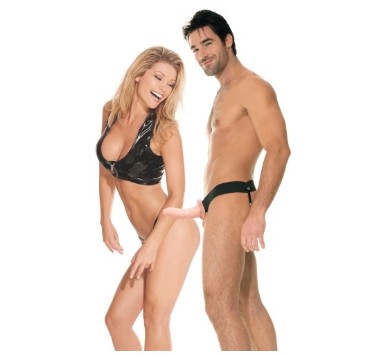 STRAP-ON OCO PARA INICIANTES FETISH FANTASY SERIES BRANCO