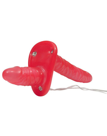 STRAP-ON DOBLE CON VIBRACIÓN BAD KITTY