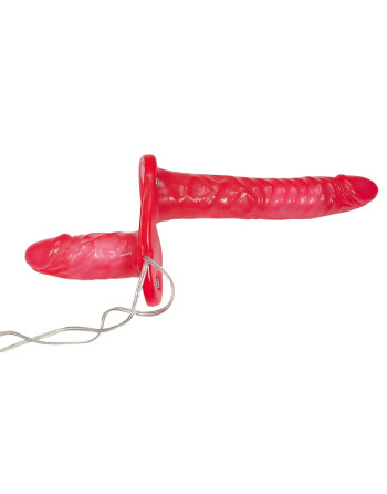 STRAP-ON DOBLE CON VIBRACIÓN BAD KITTY