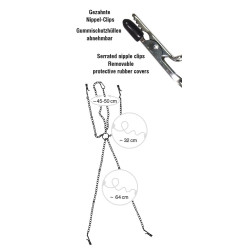 CORRENTE COM PINÇAS PARA OS MAMILOS E CLITÓRIS FETISH COLLECTION CORRENTE COM PINÇAS PARA OS MAMILOS E CLITÓRIS FETISH COLLECTION