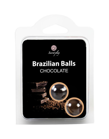 BOLAS LUBRICANTES BESABLES BRAZILIAN BALLS SABOR A CHOCOLATE 2 X 4GR