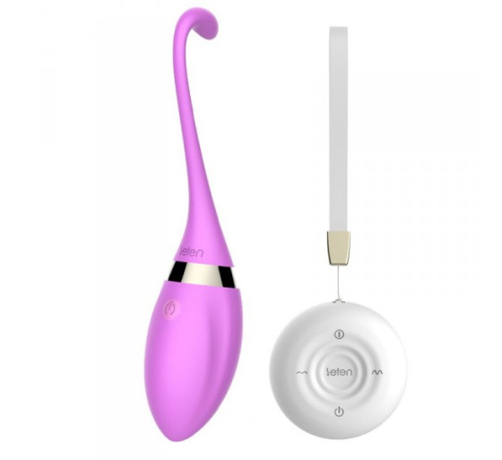HUEVO VIBRADOR RECARGABLE CORA LETEN LILA