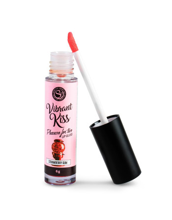 LIP GLOSS DE CHICLE DE FRESA VIBRANT KISS 6GR