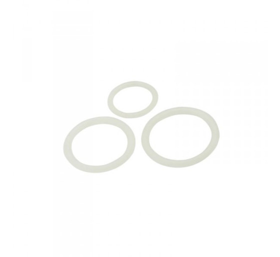 CONJUNTO DE 3 ANÉIS PARA O PÉNIS SILICONE COCK RINGS TIMELESS TRANSPARENTE