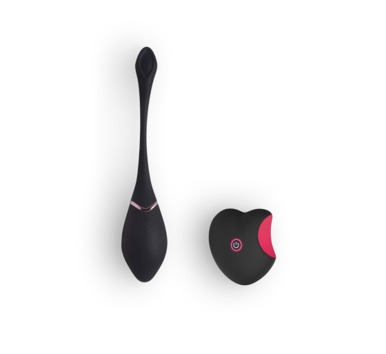HUEVO VIBRADOR RECARGABLE CON MANDO NEGRO TOYZ4LOVERS