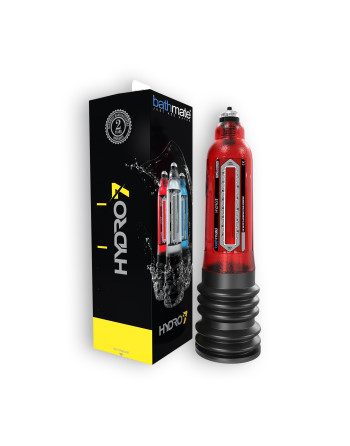 HIDRO BOMBA PARA EL PENE BATHMATE HYDRO 7 HYDRO PUMP ROJA