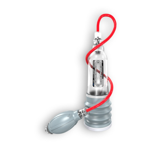 BOMBA CON ACCESORIOS BATHMATE HYDROXTREME 5 TRANSPARENTE