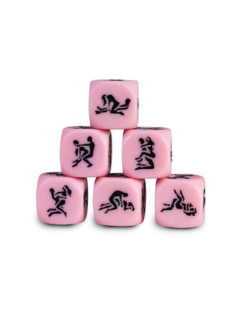 DADO CON POSICIONES SEXUALES ROSA