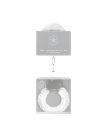 ESPOSAS CON PELUCHE PLEASURE FURRY HANDCUFFS BLANCAS