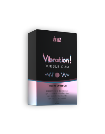 GEL CON VIBRACIÓN VIBRATION CHICLE INTT 15ML