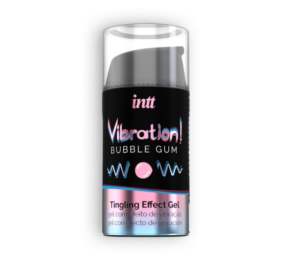 GEL CON VIBRACIÓN VIBRATION CHICLE INTT 15ML