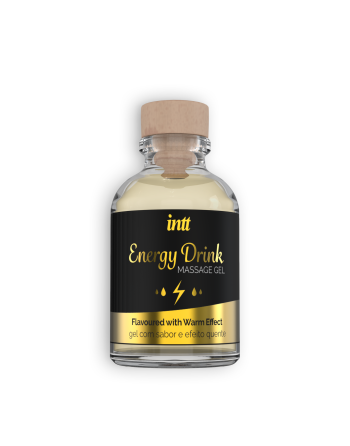 GEL DE MASAJE CON SABOR A BEBIDA ENERGETICA INTT 30ML