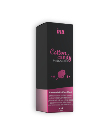 GEL DE MASSAGEM COM SABOR A ALGODÃO DOCE INTT 30ML