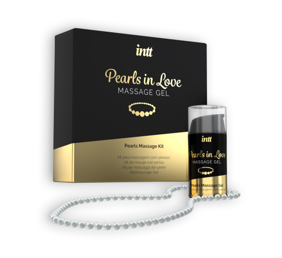 GEL DE MASSAGEM COM COLAR DE PÉROLAS PEARLS IN LOVE INTT 15ML