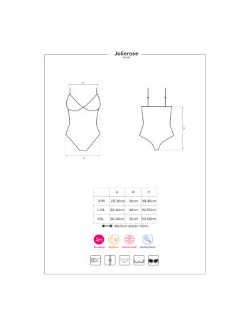 BODY JOLIEROSE OBSESSIVE VERMELHO