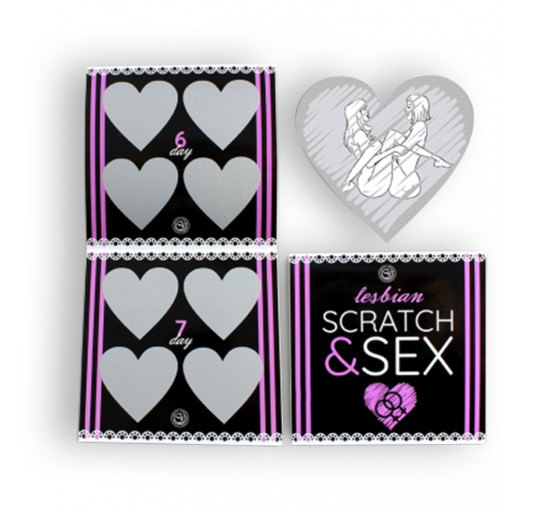 RASCA Y GANA SCRATCH & SEX LESBIANA SECRET PLAY