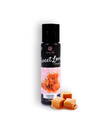 GEL LUBRICANTE CON SABOR A CARAMELO DE NATA SWEET LOVE SECRET PLAY 55ML