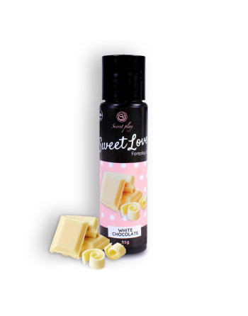 GEL LUBRICANTE CON SABOR A CHOCOLATE BLANCO SWEET LOVE SECRET PLAY 60ML