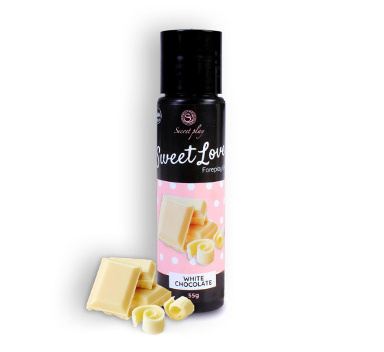 GEL LUBRICANTE CON SABOR A CHOCOLATE BLANCO SWEET LOVE SECRET PLAY 60ML
