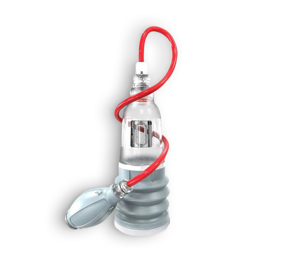 BOMBA PARA EL PENE CON ACCESORIOS BATHMATE HYDROXTREME 3 TRANSPARENTE