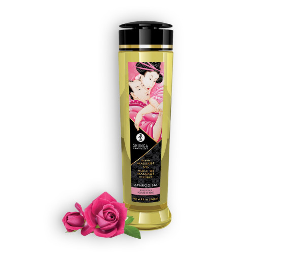 ACEITE DE MASAJE SHUNGA APHRODISIA ROSA 240ML