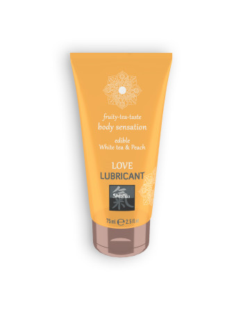LUBRICANTE BESABLE LOVE FRUITY TEA CON SABOR DE TÉ BLANCO Y MELOCOTÓN SHIATSU™ 75ML