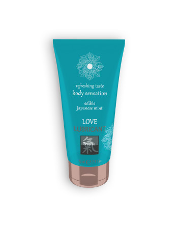 LUBRICANTE BESABLE LOVE LUBRICANT CON SABOR A MENTA JAPONESA SHIATSU™ 75ML