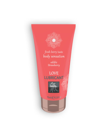 LUBRICANTE BESABLE LOVE LUBRICANT CON SABOR A FRESA SHIATSU™ 75ML