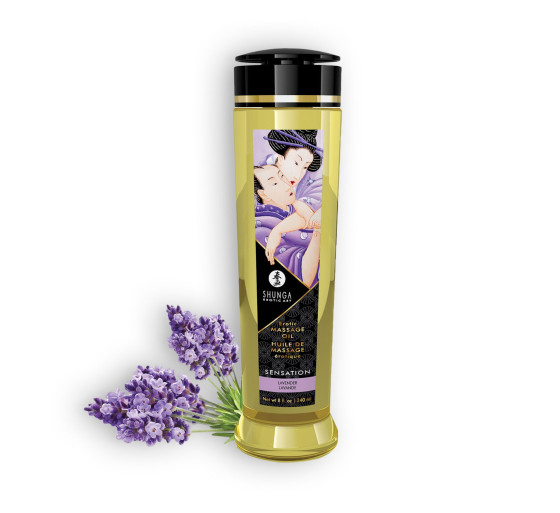 ACEITE DE MASAJE SHUNGA SENSATION LAVANDA 240ML