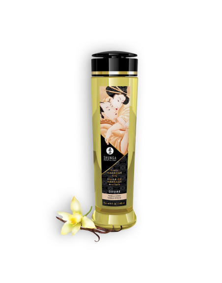 ÓLEO DE MASSAGEM SHUNGA DESIRE BAUNILHA 240ML