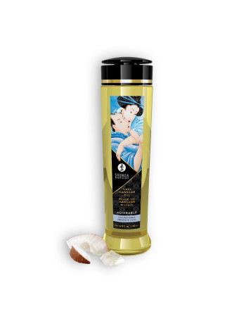 ACEITE DE MASAJE SHUNGA ADORABLE EMOCIONES DE COCO 240ML