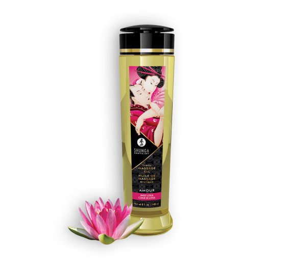 ÓLEO DE MASSAGEM SHUNGA AMOUR DOCE LOTUS 240ML