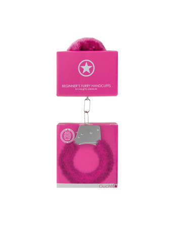 ESPOSAS CON PELUCHE BEGINNER'S FURRY HANDCUFFS ROSA
