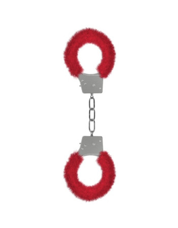 ESPOSAS CON PELUCHE BEGINNER'S FURRY HANDCUFFS ROJAS