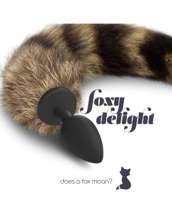 PLUG ANAL COM CAUDA FOXY DELIGHT SILICONE CRUSHIOUS